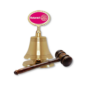 Rotaract Gong & Gavel Set