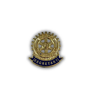Rotary Secretary Lapel Pin