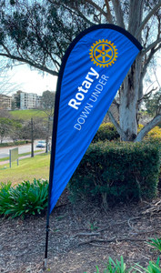 Rotary Teardrop Flag/Banner