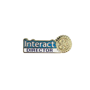 Interact Director Shaped Lapel Pin