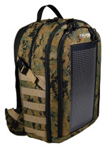 The Bugout Solar Backpack, front