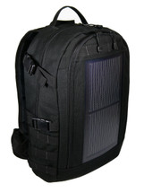 The Trekker Solar Backpack, MOLLE, Black