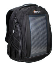 The Eclipse Solar Backpack, Black/Gray