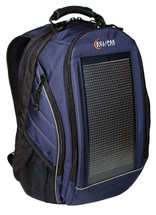The Eclipse Solar Backpack, Blue/Gray