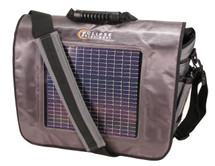 The Fusion Solar Messenger Bag, Gray/Black
