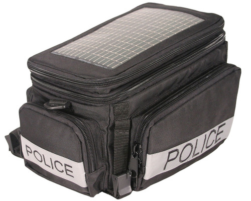 The Police Solar Bike Bag, black