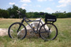 The Police Solar Bike Bag, black, mounted