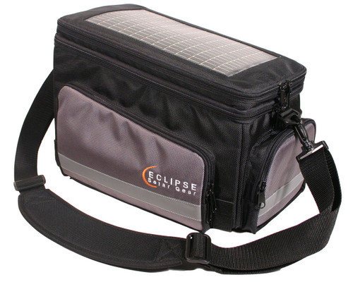 The Nomad Solar Bike Bag, black
