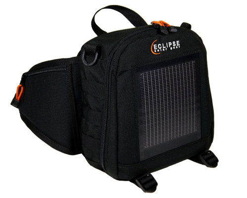 The Eclipse Solar Fanny Pack, black