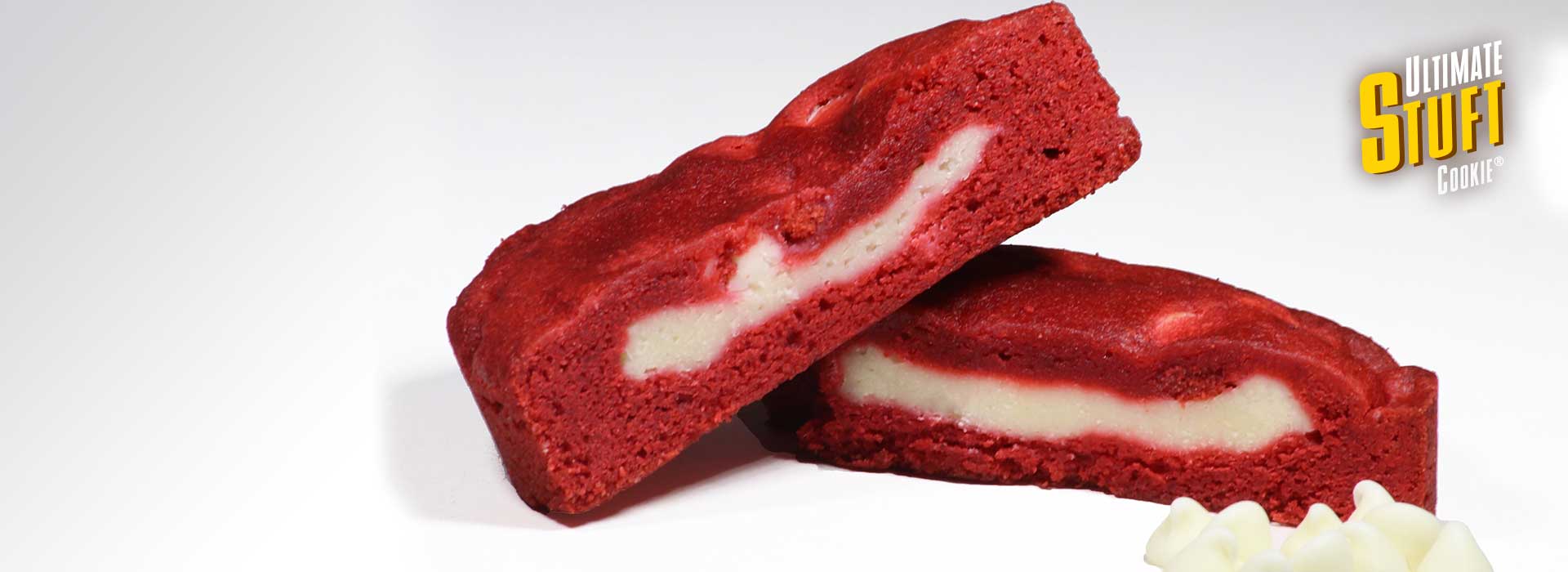 Red Velvet Cookie STUFT with Cheesecake
