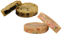 Assorted:  Chocolate Chip Cookie Stuft with Fudge Brownie and Confetti Cookie Stuft with Birthday Cake only