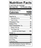 Nutrition Facts for Confetti Cookie Stuft with Birthday Cake