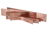 Standard 2" Solid Copper Bus Bars with Grounding Hardware Kit