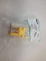 1 PORT SPILLOUT TO 1.5" ID CORRUGATED TUBING YELLOW