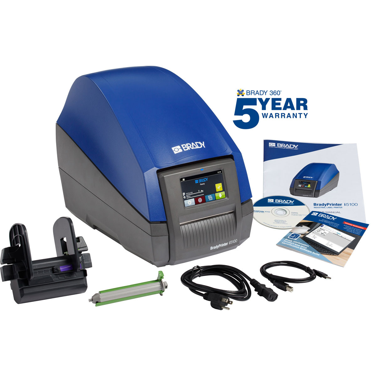 BradyPrinter i5100 300dpi Industrial Label Printer Telexpress Live Store