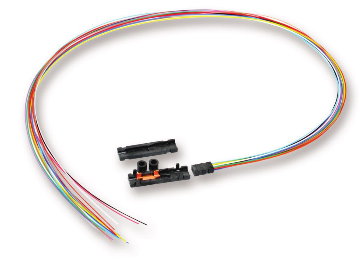 BUFFER TUBE FAN OUT KIT 900 UM INDOOR 12FIBER 25" LEGS COMPARABLE TO