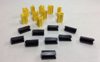 FGS-DHHC  KIT 10 BLACK CAPTURE CLIPS AND 10 HINGES