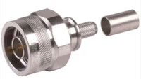 EZ-240-NMH-X  N MALE CRIMP/CAPTIVATED CONNECTOR FOR LMR-240