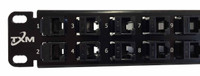 ADCPP32KSRJRJ Equiv CAT5e 32-Port Patch Panel 1 Rack Unit 19" Unshielded Feed-Through