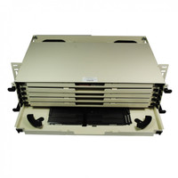 LDM-432-ZZZ 6 Drawer Splice Deck Panel Assembly 432-Fibers
