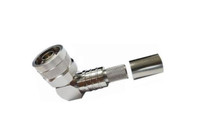 EZ-400-NMH-RA-X N Male Right Angle Crimp Connector for LMR400