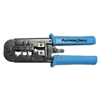 Platinum Tools 12503C All-In-One Modular Plug Crimp Tool.  Clamshell.