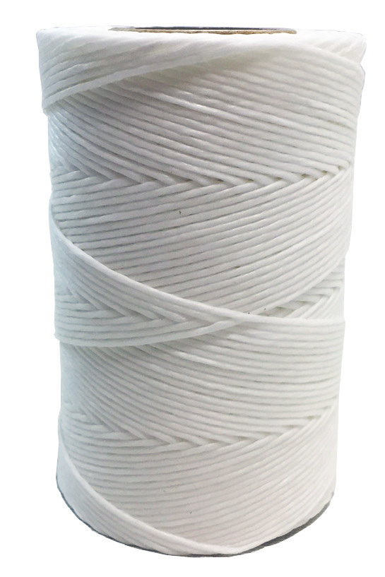 WAXAW 335 yd 1,005' 9-ply Waxed 100% Polyester White Cable Lacing Twine Cord 