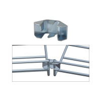 FASTLOCK FOR TRAY BENDS, ZINC