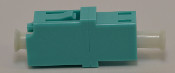 LC Simplex Aqua Multimode 10Gb OM3 Coupler small flange