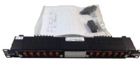 9072101001EEEGGG  1U Breaker Panel 6/6 Pos Loaded with (3) 5 AMP A/B (3) 10 Amp A/B Custom