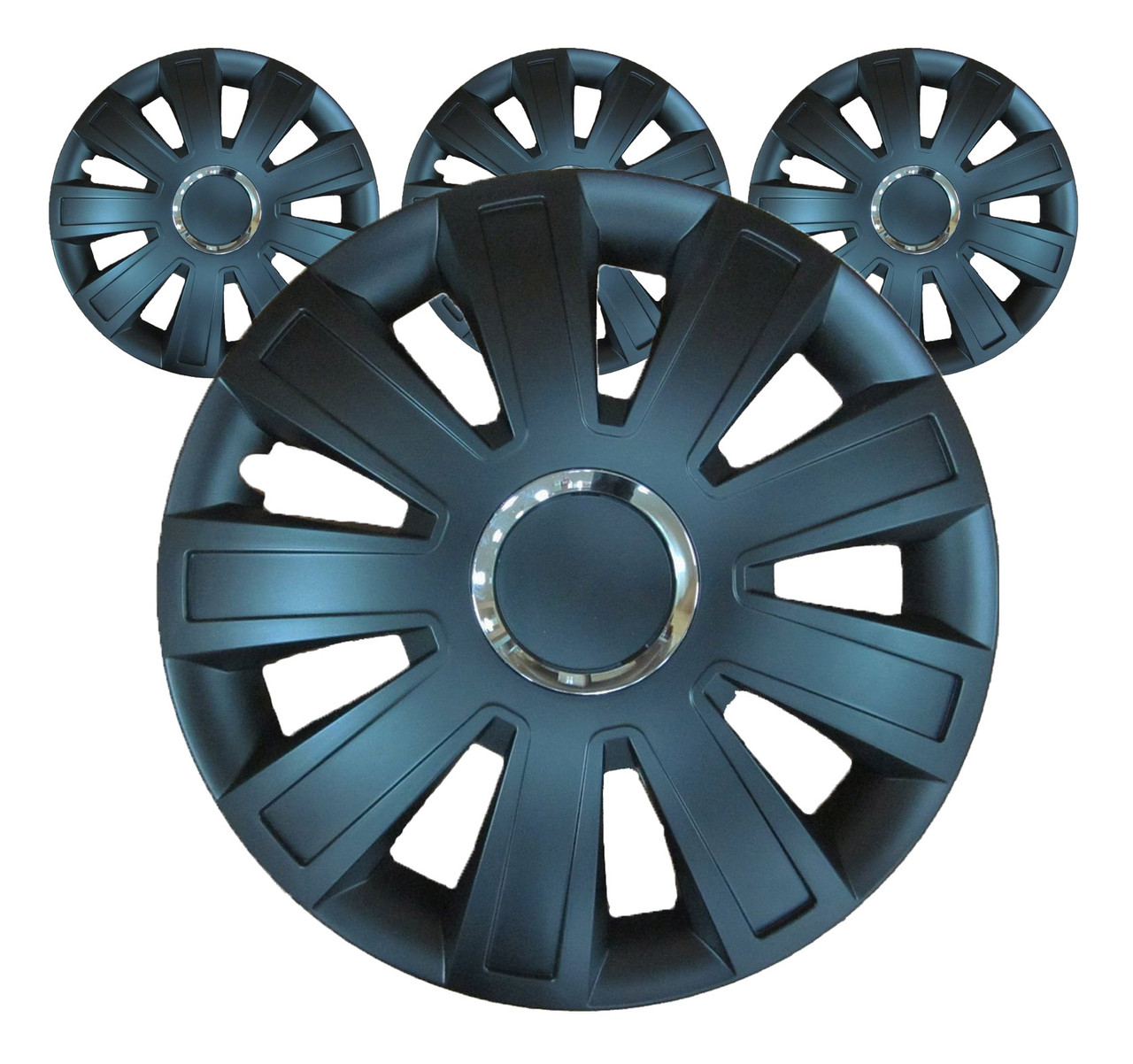 Black Inferno Car Wheel Trims 15 Inches Motorcount