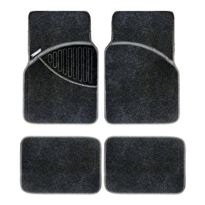 Michelin Heavy Duty Winter Car Carpet Mat Set Black Motorcount