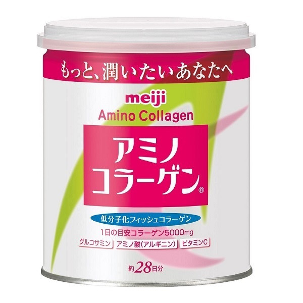 Meiji Japan Amino Collagen Powder Supplement For Skin Care 200g -  Strawberrycoco