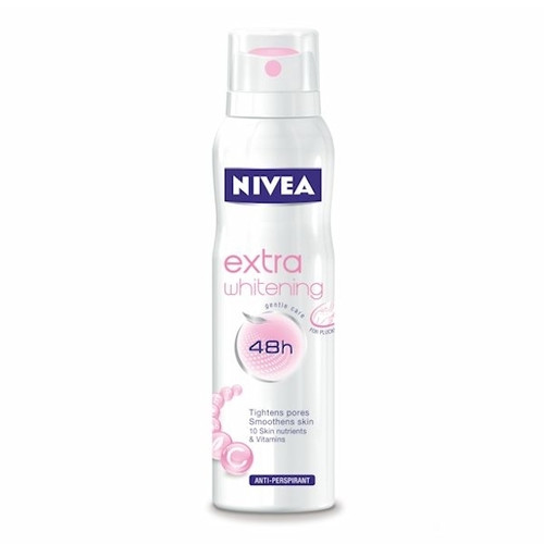 Nivea extra whitening Skin Deodorant Spray with 150 ml