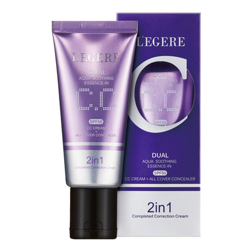 L'egere 2 in 1 Dual Aqua Soothing Essence-in CC Cream and All Cover Concealer