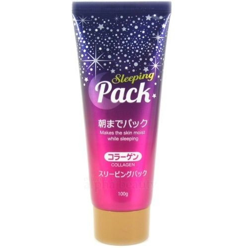 Daiso Japan Collagen Sleeping Pack Super Hydration Overnight Mask
