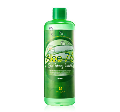MIZON Aloe 76 Soothing Toner 500ml Hyaluronic acid Paraben-Free