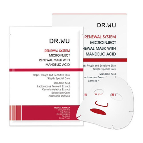 Dr. Wu Microinject Renewal Mask With Mandelic Acid 3pcs