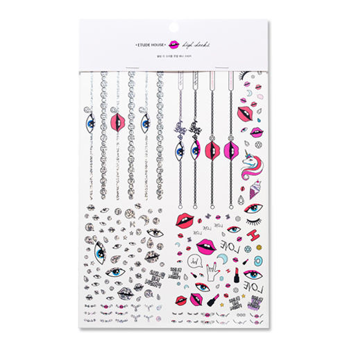 Etude House Bling Me Prism Jewel Henna Sticker Strawberrycoco