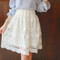 Pierced Lace Skirt