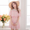 Open Shoulder Lace Stitching Floral Dress Open Shoulder Lace Stitching Floral Dress