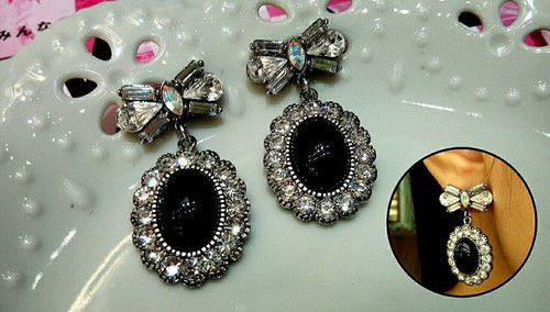 Palace Style Crystal Drop Earrings