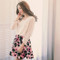 Lace Sleeve Flower Print Dress Lace Sleeve Flower Print Dress