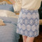 Flower Print A Line Skirt Flower Print A Line Skirt
