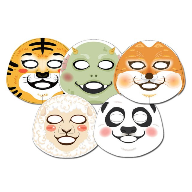 THE FACE SHOP Animal Character Face Mask Sheet 5 Types - Strawberrycoco