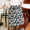 Retro Geometric Print Skirt