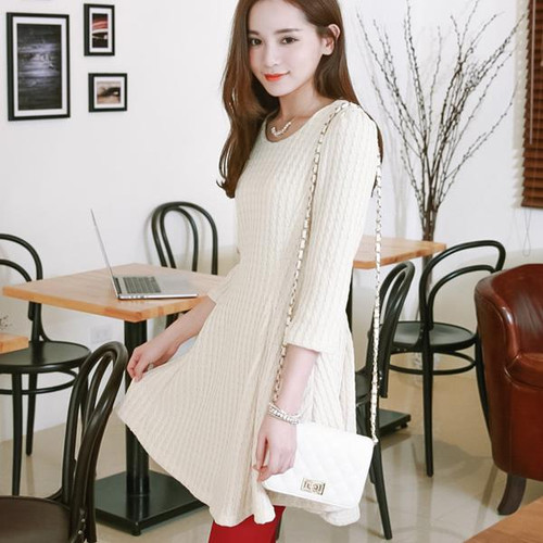 Elegant Slim Knit Dress