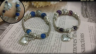 Beads Bracelet With Heart Charm