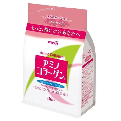 Meiji Amino Collagen Powder Refill (30 Days' Supply) - Strawberrycoco