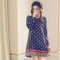 Blue Polka Dot Dress